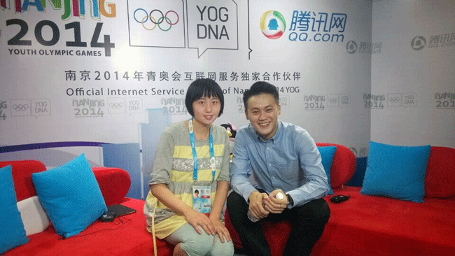 南京先鋒速記為蹦床奧運(yùn)冠軍陸春龍專訪提供速記