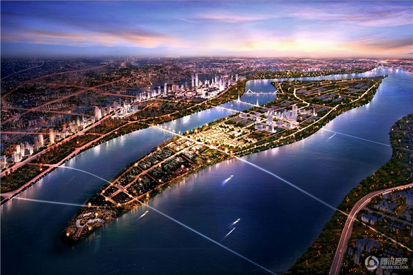 江心洲未來設計效果圖